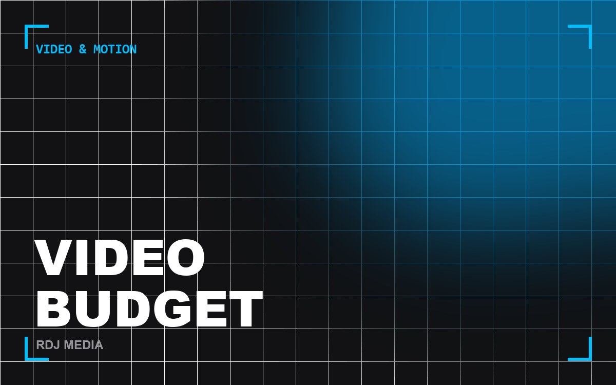 How much should a business actually spend on video?